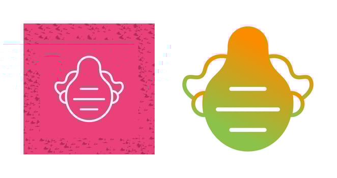 Dust mask Vector Icon