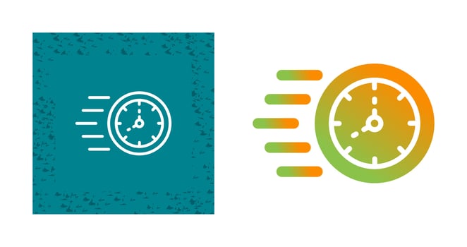 Time Fast Vector Icon