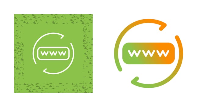 Domain Renewal Vector Icon