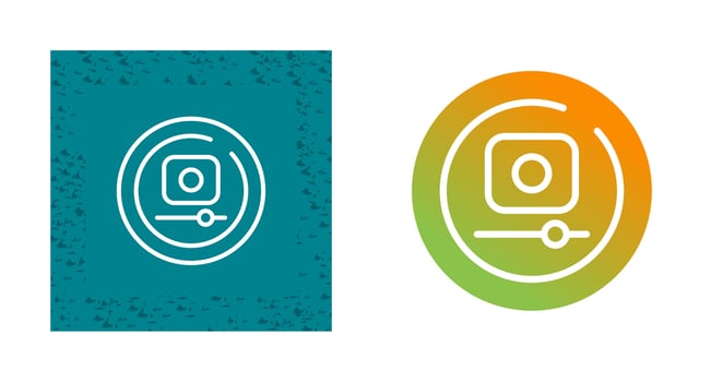 Video Record Circle Vector Icon