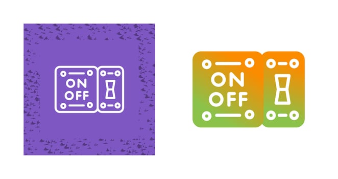 Light Switch Vector Icon