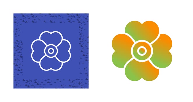Cherry blossom Vector Icon