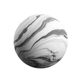 AI generated 3D Marble ball clip art png