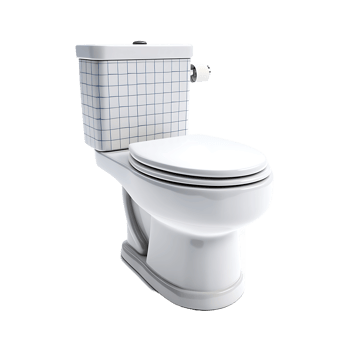 AI generated Toilet Without Distractions, Making It the Central Focus of Your Graphic png