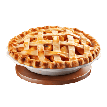 AI generated Apple pie clip art png
