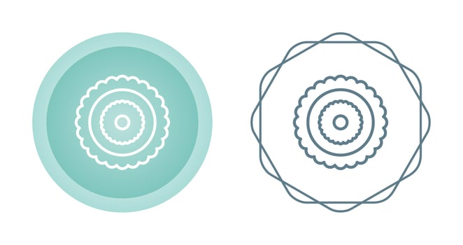 Biscuit Vector Icon