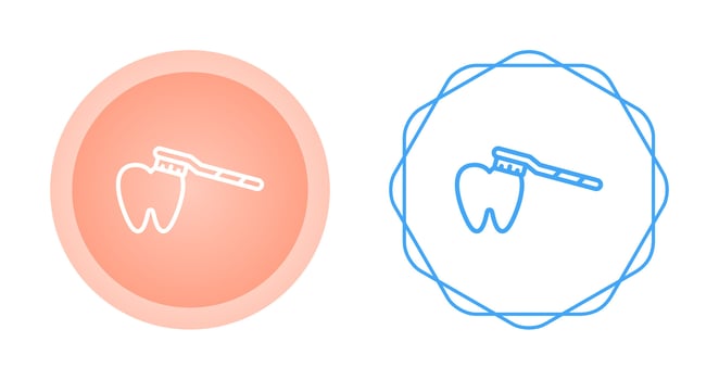 Brushing Teeth Vector Icon