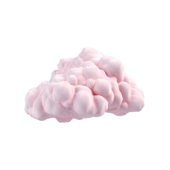 AI generated 3d cloud clip art png