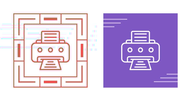 Printer Vector Icon