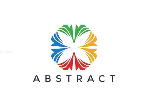 Creative and minimal Abstract mark logo vector template. Abstract modern logo