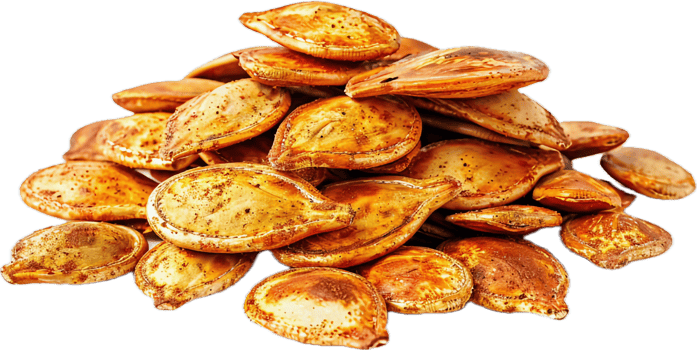 AI generated Roasted Pumpkin Seeds Heap png