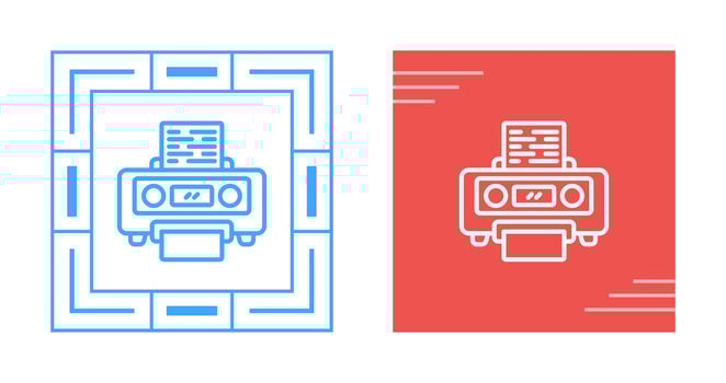 Printer Vector Icon