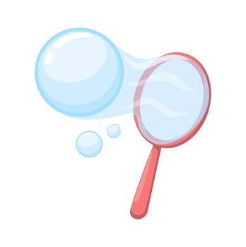 Bubble Blower Toy Cartoon illustration Vector