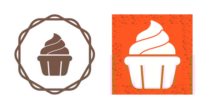 Cupcake Vector Icon