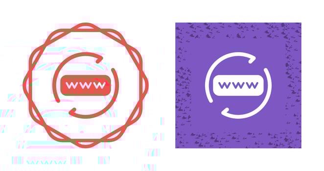 Domain Renewal Vector Icon