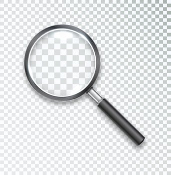 Search icon vector. Magnifying glass vector