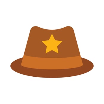 Detective Hat Vector Flat Icon