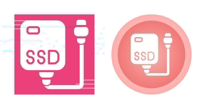External SSD Vector Icon