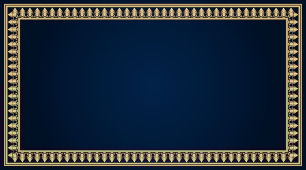 vintage frame border ornament vector