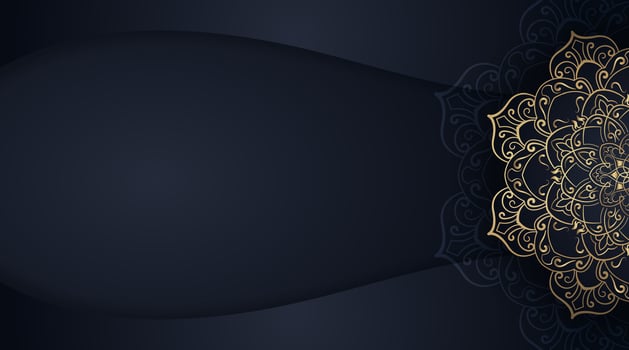 simple background ornamental mandala vector