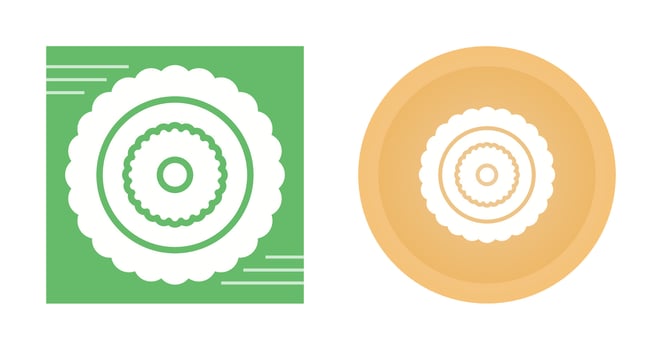 Biscuit Vector Icon