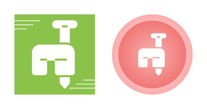 Cable Staples Vector Icon