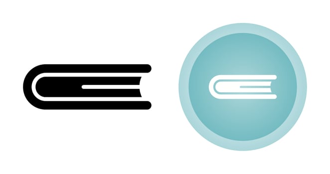 Closed Book Vector Icon