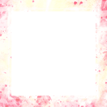 Abstract frame template with watercolor pink yellow and rosa stains splashes Hand painted illustration background. Design base for wedding invitations, greeting cards, banners, logos, prints. png