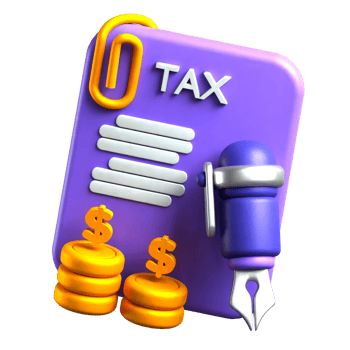 Tax 3d Icon png