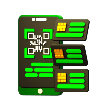 Phone And Card 3d Icon png