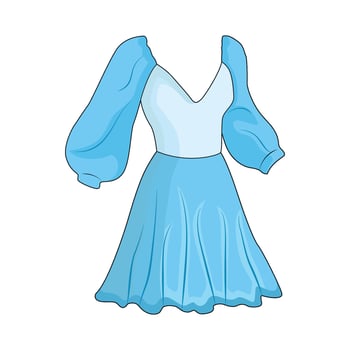 illustration of dress vector