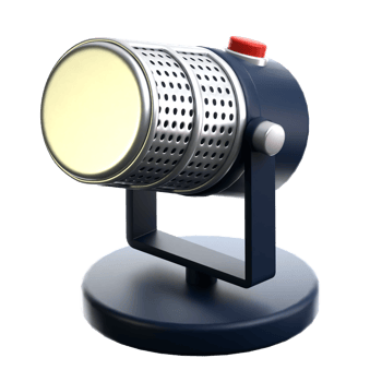 Microphone 3D Icon png