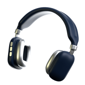 Headphone 3D Icon png