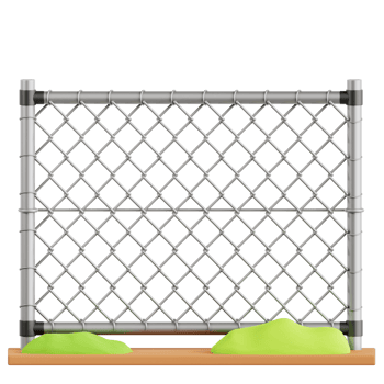 Plantation Fence 3D Icon Illustration png