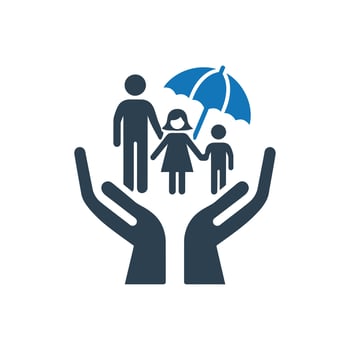 Family Security Protection vector