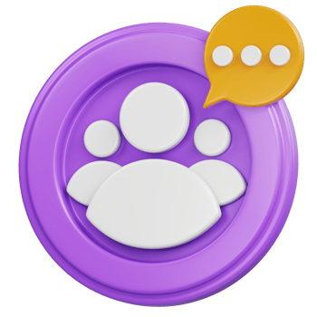 Group Chat 3D Icon png