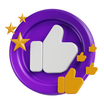 Thumbs Up 3D Icon png