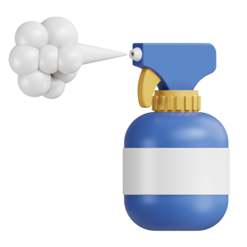 Spray bottle 3d icon png