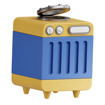Drying Machine 3D Icon png