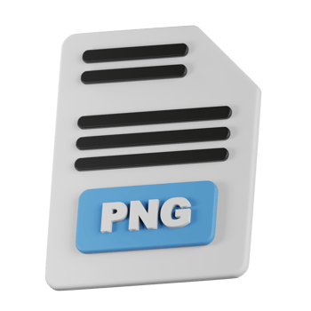 PNG File 3D Icon