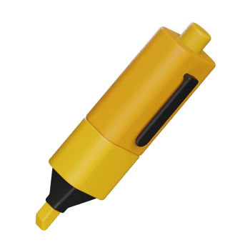 Highlighter 3D Icon png