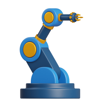 Robot Arm 3D Icon png