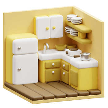 Kitchen 3D Icon png