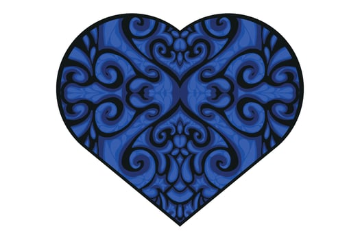 Love Ornament Vector Design For Valentine Decoration