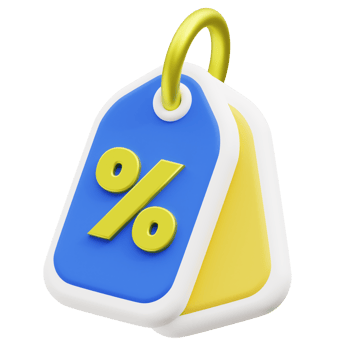 Discount Tag 3D Icon png