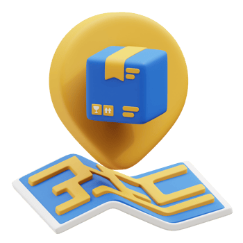 Package Location 3d icon png