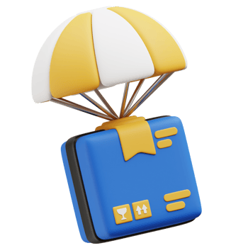 Air Shipping 3d icon png
