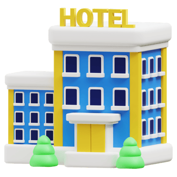 Hotel 3d icon png