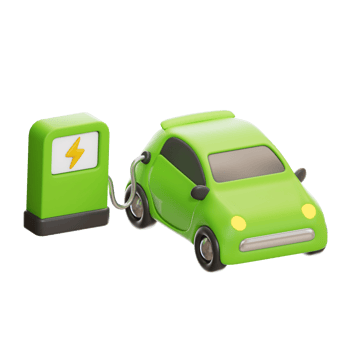 Car Charging Station 3d icon png