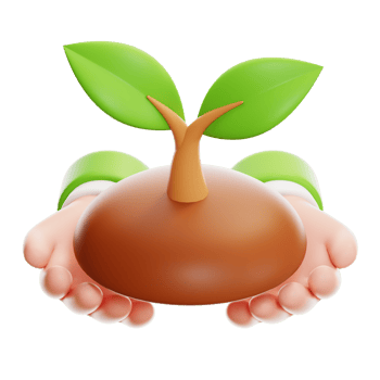 Save Plant 3d icon png